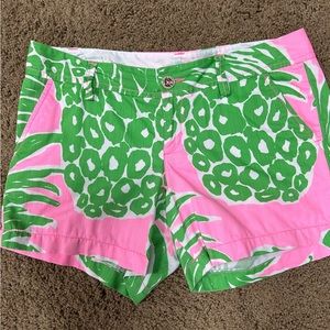 Lilly Pulitzer Size 6 shorts - great shape- pink and green